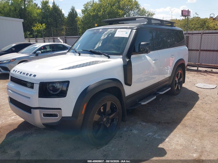 2023 Land Rover Defender, Hail, IAAI, VIN SALEPFEU8P2232398 — photo 2
