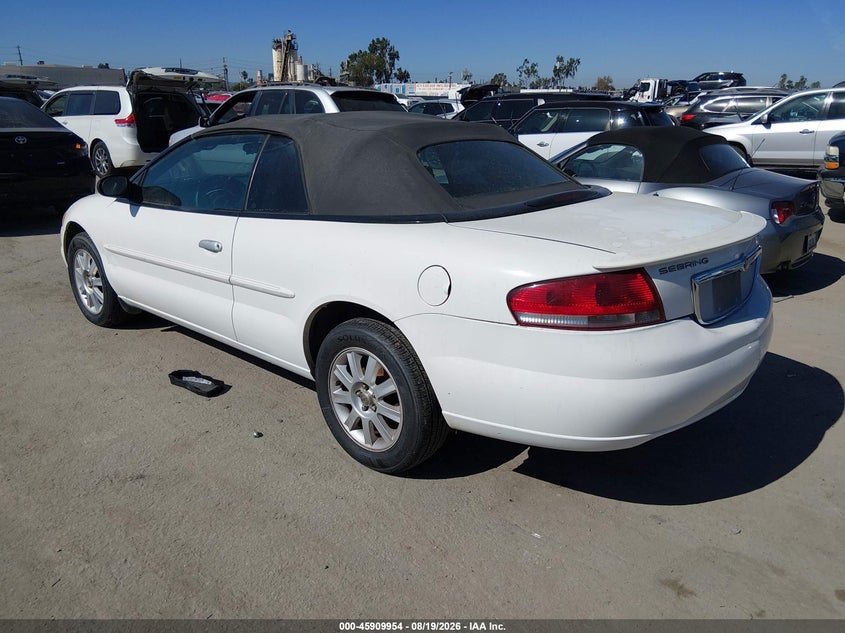 2005 CHRYSLER SEBRING CABRIO 2.7L V-6 DOHC, 200HP