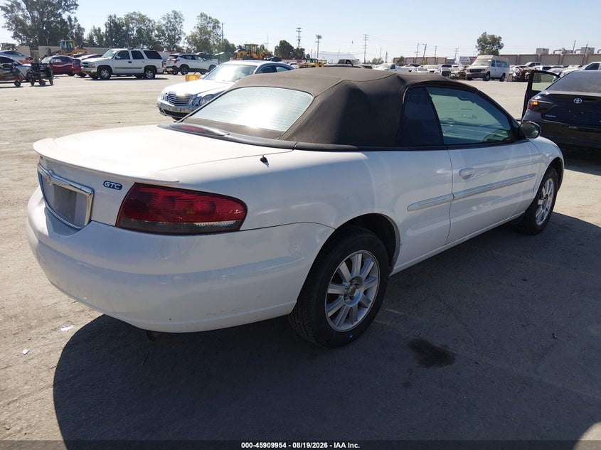 2005 CHRYSLER SEBRING CABRIO 2.7L V-6 DOHC, 200HP