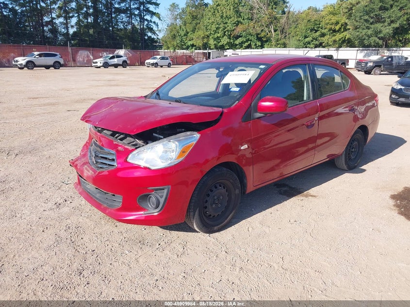 2018 Mitsubishi Mirage, Front End, IAAI, VIN ML32F3FJ7JHF09052 — photo 2