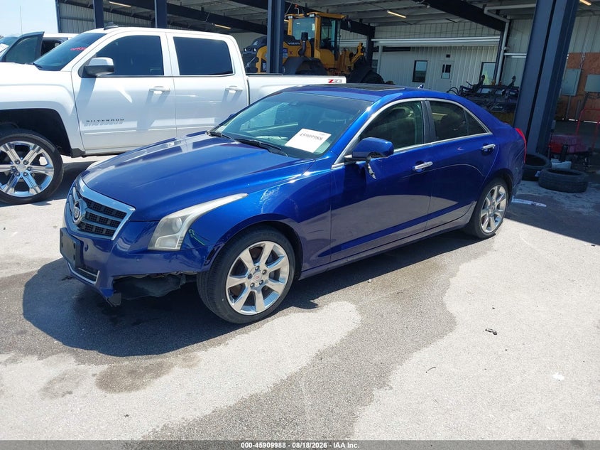 2013 Cadillac ATS, Оба бока, IAAI, VIN 1G6AB5SA8D0163229 — фото 2