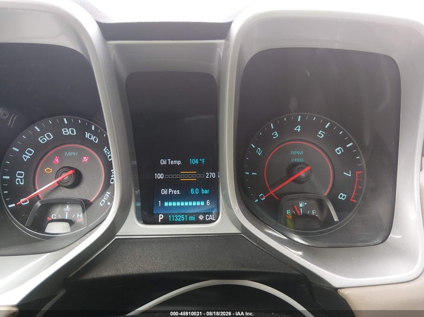 CHEVROLET CAMARO 2015 VIN 2G1FF1E30F9111799