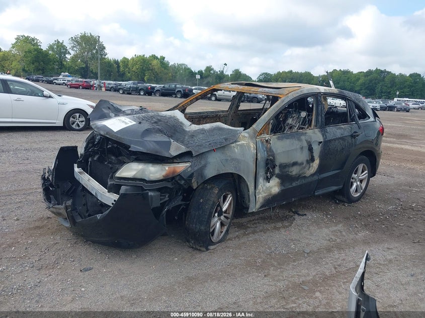 2015 Acura RDX, Total Burn, IAAI, VIN 5J8TB4H37FL017626 — photo 2