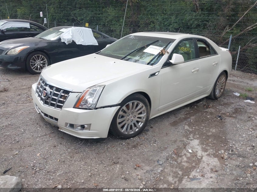 2013 Cadillac CTS, Flood, IAAI, VIN 1G6DL5E32D0146062 — photo 2