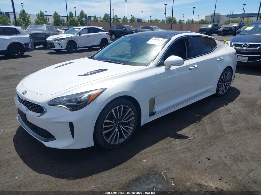 Vin: knae25la0j6037188, lot: 46409216, kia stinger premium 20182