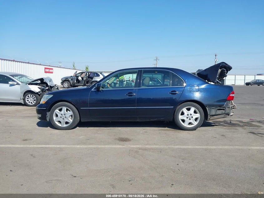 LEXUS LS 430 2004 VIN JTHBN36F440148941
