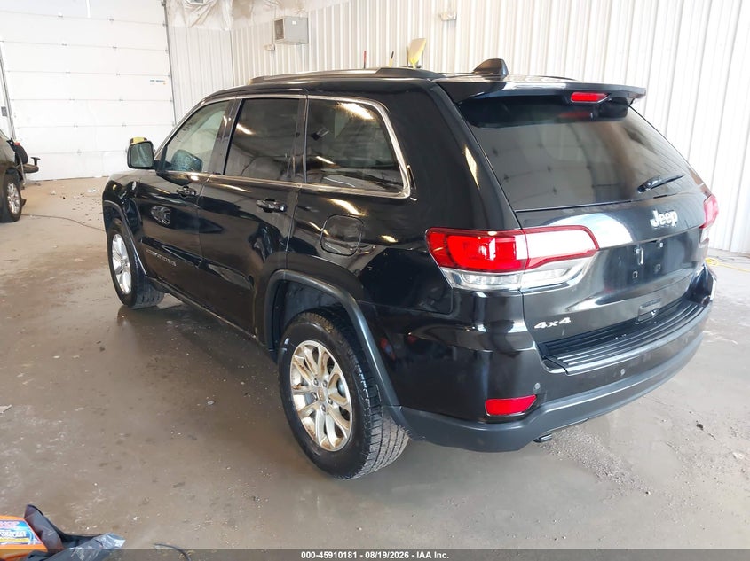 Vin: 1c4rjfag1mc793736, lot: 46409249, jeep grand cherokee laredo e 4x4 20213