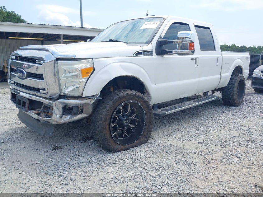 2015 Ford F-250 Lariat, Front End, IAAI, VIN 1FT7W2B60FED13572 — photo 2