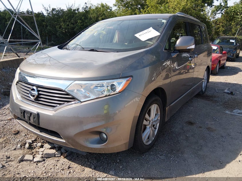 2014 Nissan Quest, Right Side, IAAI, VIN JN8AE2KP8E9105369 — photo 2