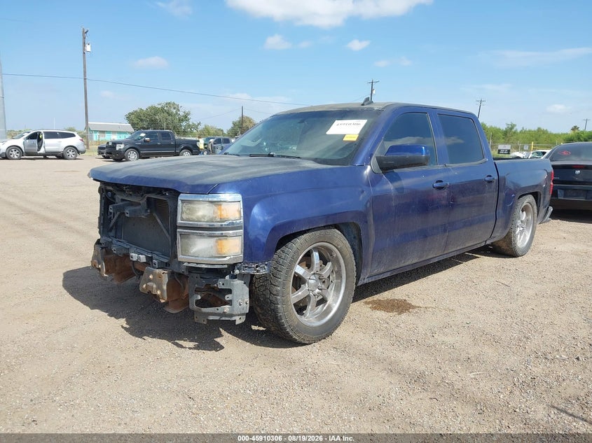 2014 Chevrolet Silverado, Удар спереду, IAAI, VIN 3GCPCREC7EG131538 — фото 2