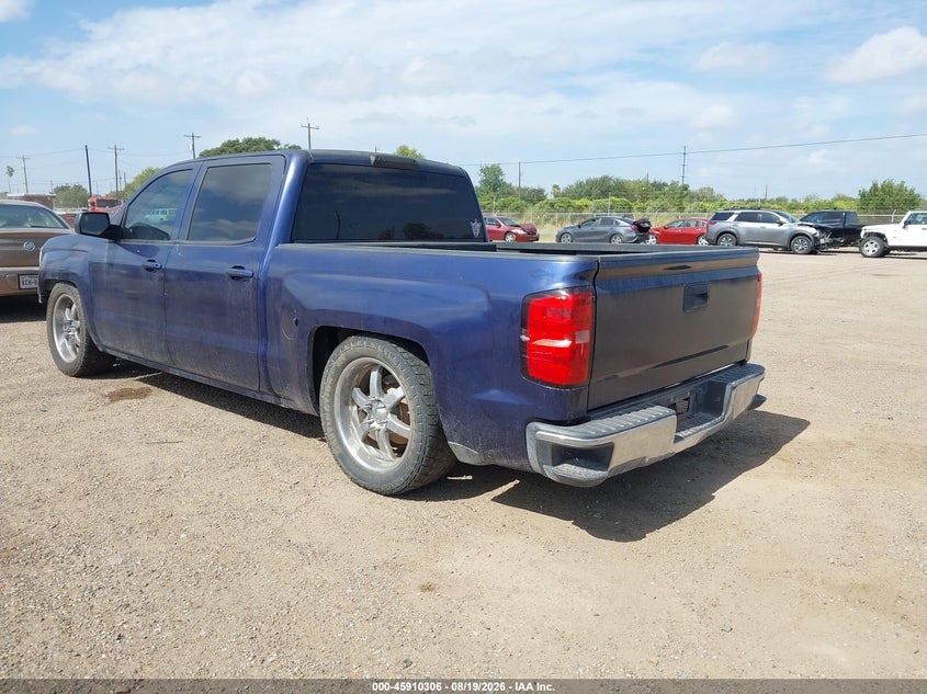 Vin: 3gcpcrec7eg131538, lot: 46409374, chevrolet silverado 1500 lt 20143