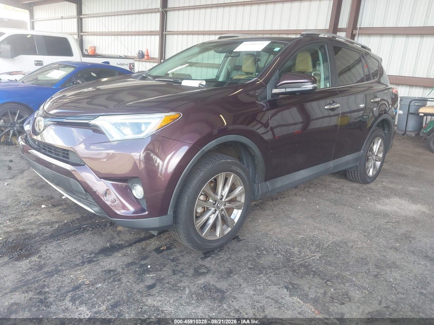 2016 Toyota RAV 4, Right Rear, IAAI, VIN 2T3YFREV2GW239324 — photo 2