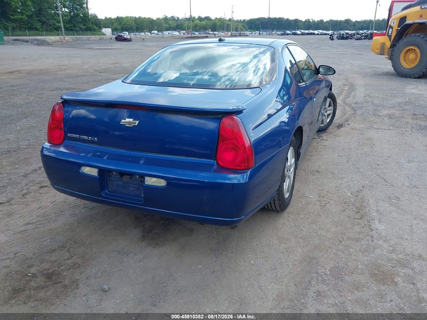 CHEVROLET MONTE CARLO 2006 VIN 2G1WJ15K169233027