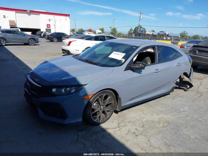 Vin: shhfk7h44ku405351, lot: 46409441, honda civic sport 20192