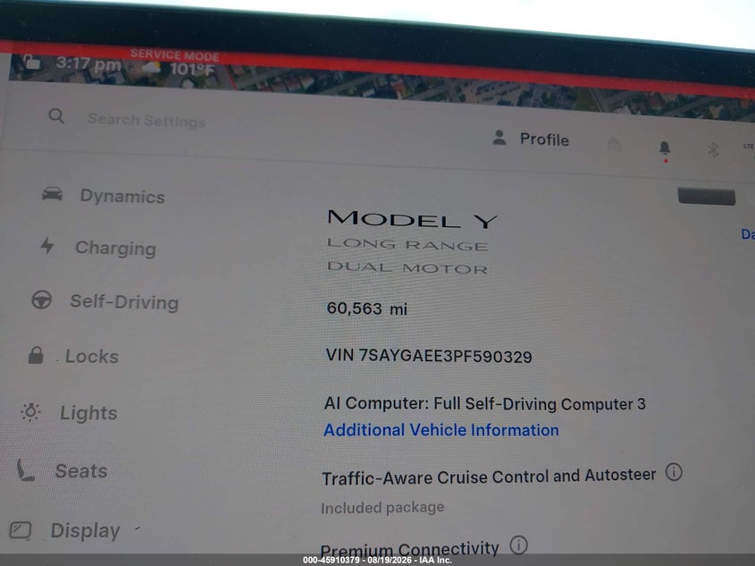 2023 TESLA MODEL Y SPORT UTILITY VEHICLE ELECTRIC