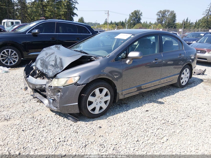 2011 Honda Civic, Front End, IAAI, VIN 2HGFA1F59BH304850 — photo 2