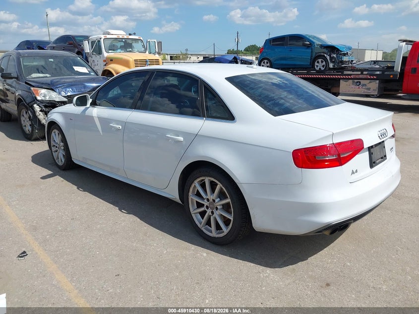 Vin: wauffafl4en016385, lot: 46409498, audi a4 2.0t premium 20143