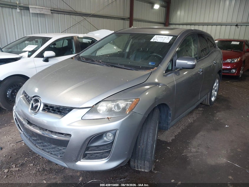 2010 Mazda CX-7, Front & Rear, IAAI, VIN JM3ER2W30A0302356 — photo 2