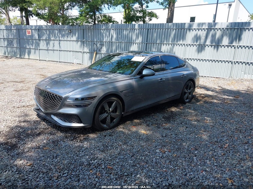 2023 Genesis G80, Repossession, IAAI, VIN KMTGB4SD8PU185676 — photo 2