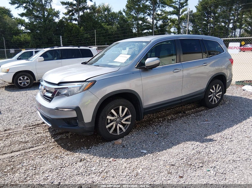 2021 Honda Pilot, Left Rear, IAAI, VIN 5FNYF5H5XMB011268 — photo 2