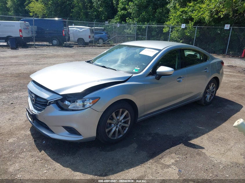 Vin: jm1gj1u58g1450037, lot: 46409575, mazda mazda6 i sport 20162