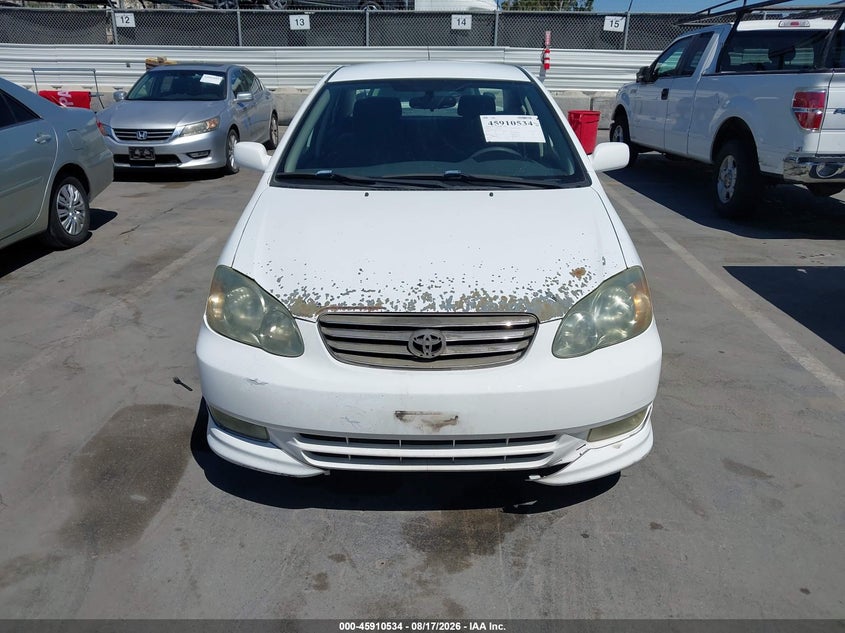 2003 TOYOTA COROLLA SEDAN 1.8L I-4 DOHC, VVT, 130HP