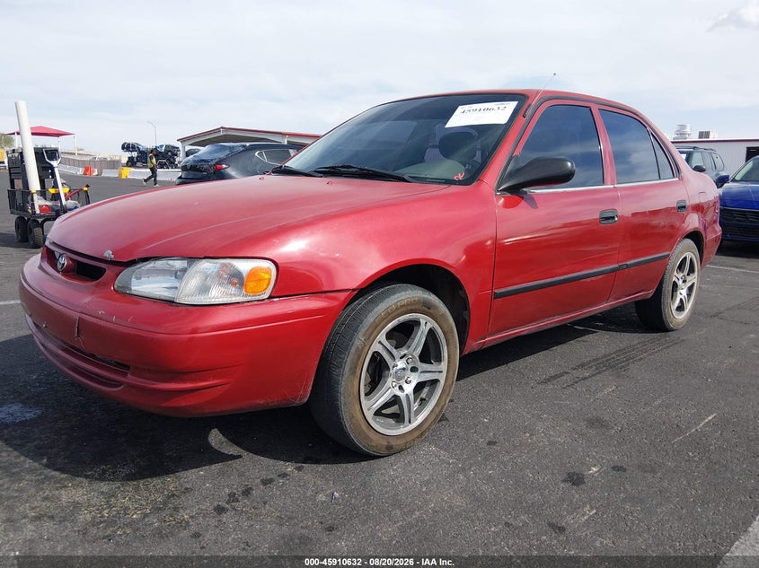 2000 Toyota Corolla, Right Rear, IAAI, VIN 1NXBR12E9YZ352829 — photo 2