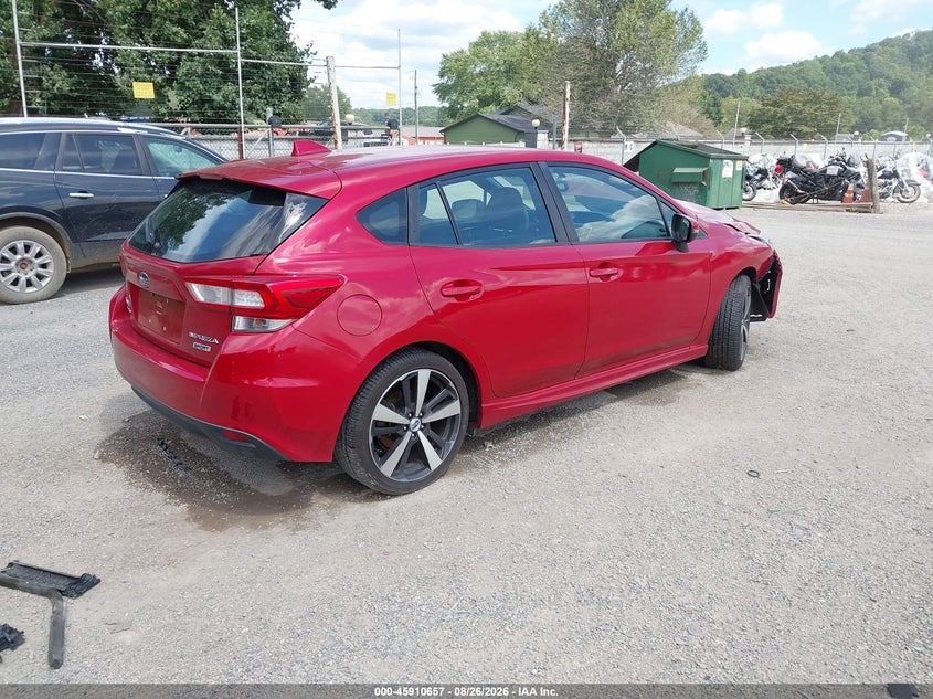 SUBARU IMPREZA 2018 VIN 4S3GTAK62J3749167