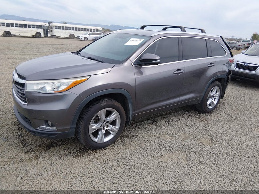 2016 Toyota Highlander, Удар сзади, IAAI, VIN 5TDDKRFH2GS334423 — фото 2