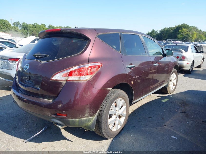 2013 NISSAN MURANO auction photo 4