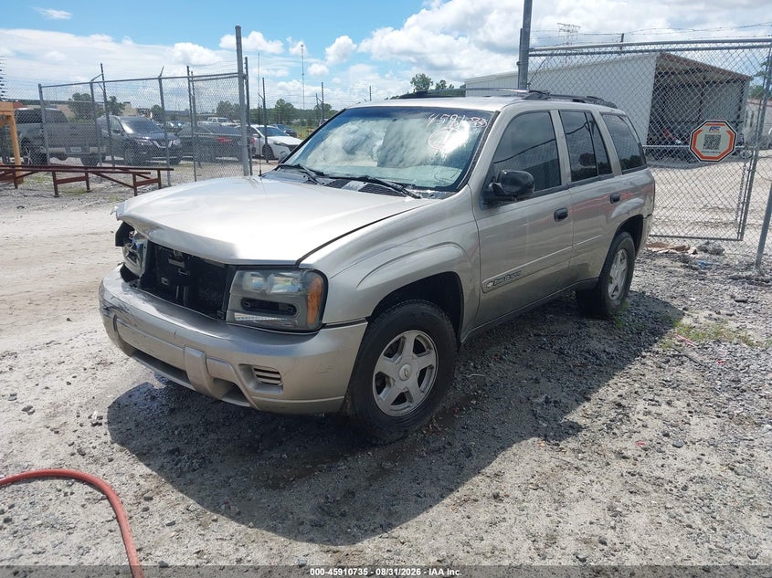 CHEVROLET TRAILBLAZER 2002 VIN 1GNDS13S322505026