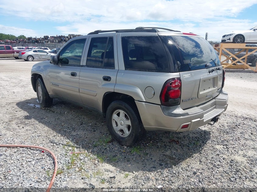 CHEVROLET TRAILBLAZER 2002 VIN 1GNDS13S322505026