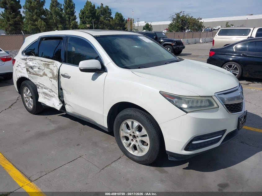 2015 ACURA MDX auction photo 1
