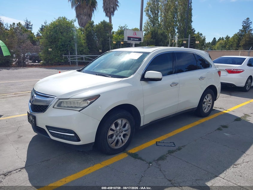 2015 ACURA MDX auction photo 2