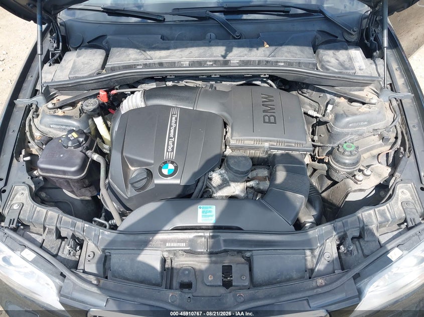 2011 BMW 1 SERIES CABRIO 3.0L I-6 DI, DOHC, VVT, TURBO, 300HP