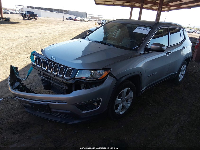 Vin: 3c4njcbb9lt133723, lot: 46409890, jeep compass latitude fwd 20202