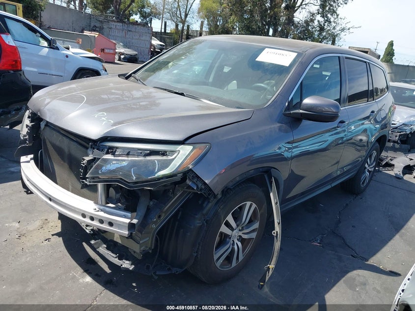 2016 Honda Pilot, Удар спереди, IAAI, VIN 5FNYF5H39GB002693 — фото 2