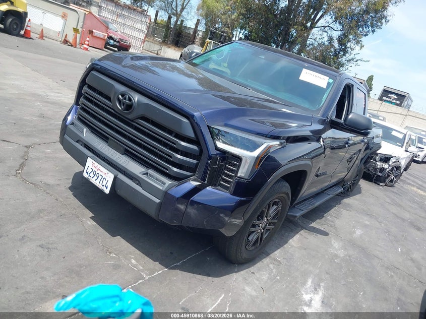 2024 Toyota Tundra, Left Rear, IAAI, VIN 5TFLA5ECXRX035028 — photo 2