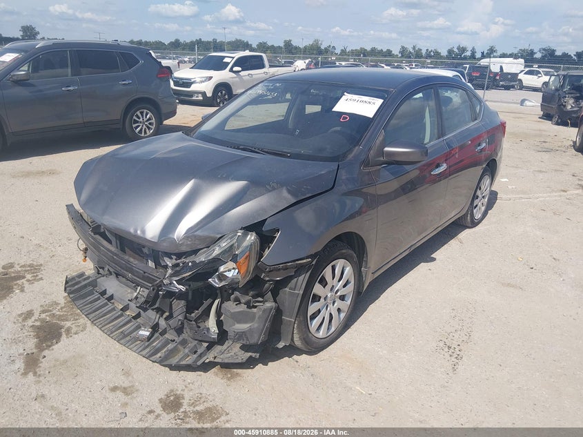 2019 Nissan Sentra, Front End, IAAI, VIN 3N1AB7AP1KY423958 — photo 2
