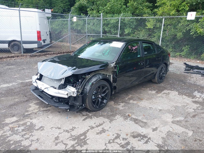 2026 Honda Civic, Front End, IAAI, VIN 2HGFE2F56TH606012 — photo 2