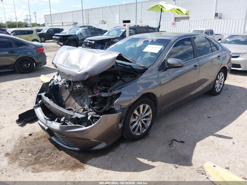 2017 Toyota Camry, Front End, IAAI, VIN 4T1BF1FK3HU668803 — photo 2