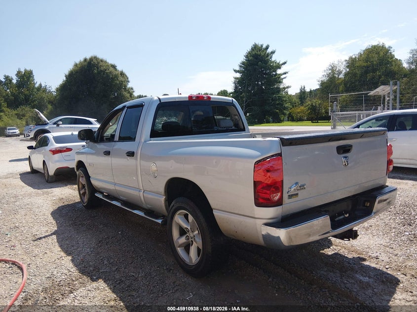 DODGE RAM 1500 2008 VIN 1D7HA18N38S591923
