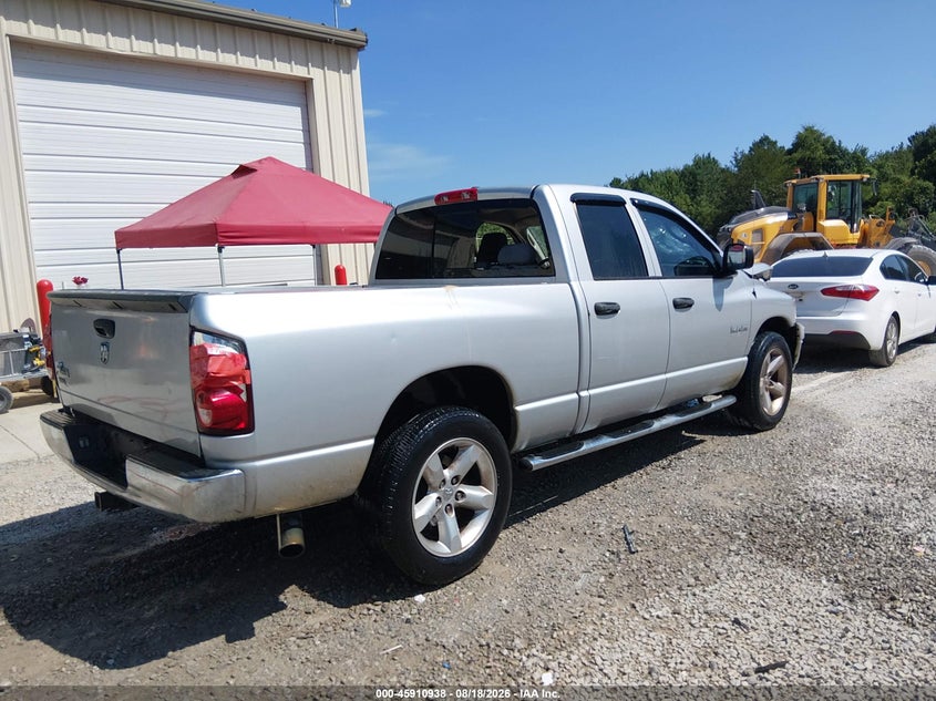 DODGE RAM 1500 2008 VIN 1D7HA18N38S591923