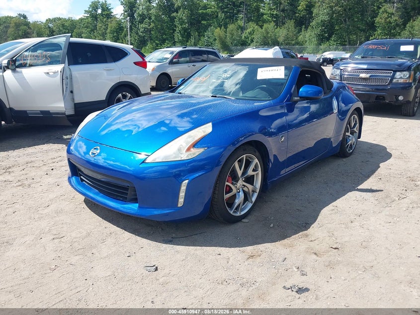2014 Nissan 370Z Touring, Пресная вода, IAAI, VIN JN1AZ4FH9EM620184 — фото 2