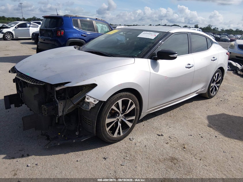 2018 Nissan Maxima, Front End, IAAI, VIN 1N4AA6AP9JC409510 — photo 2
