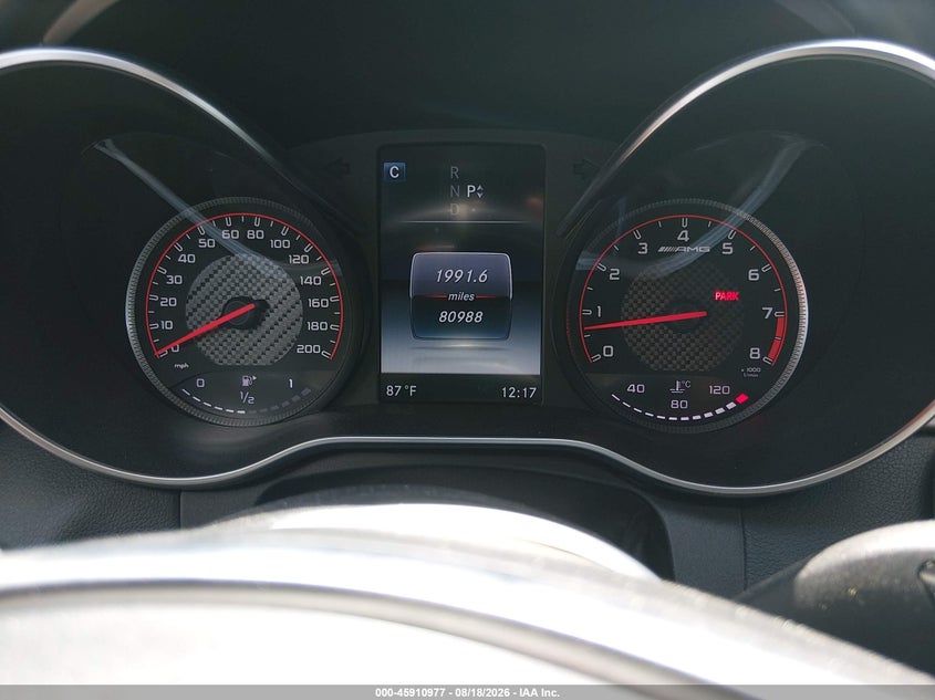 2017 MERCEDES-BENZ AMG C 63 auction photo 7