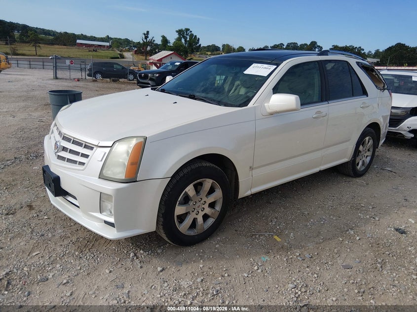 2008 Cadillac SRX, Rear, IAAI, VIN 1GYEE637580140005 — photo 2