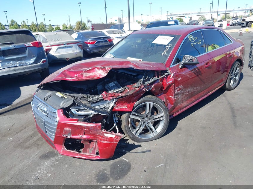 AUDI A4 2018 VIN WAULMAF41JA120948