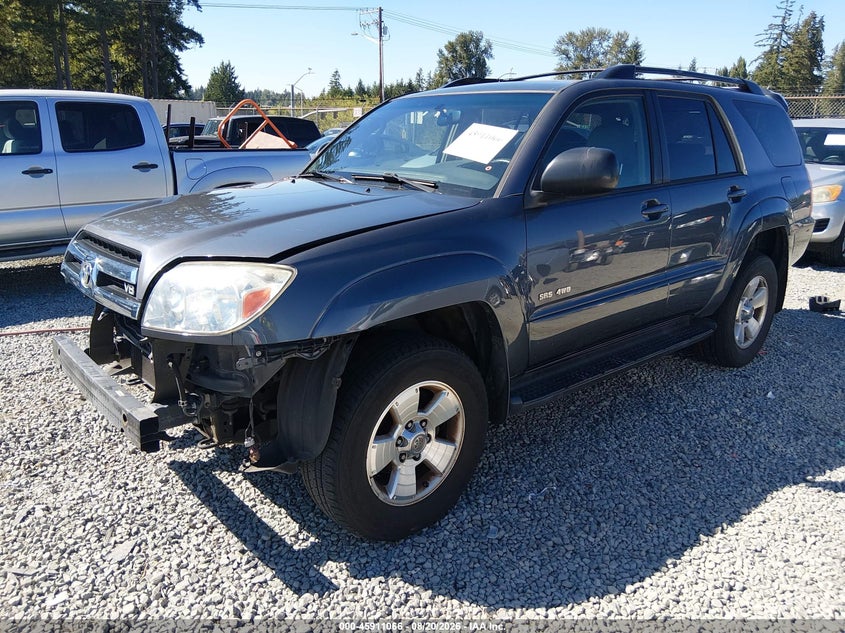 2005 Toyota 4Runner, Удар спереди, IAAI, VIN JTEBT14R850055846 — фото 2