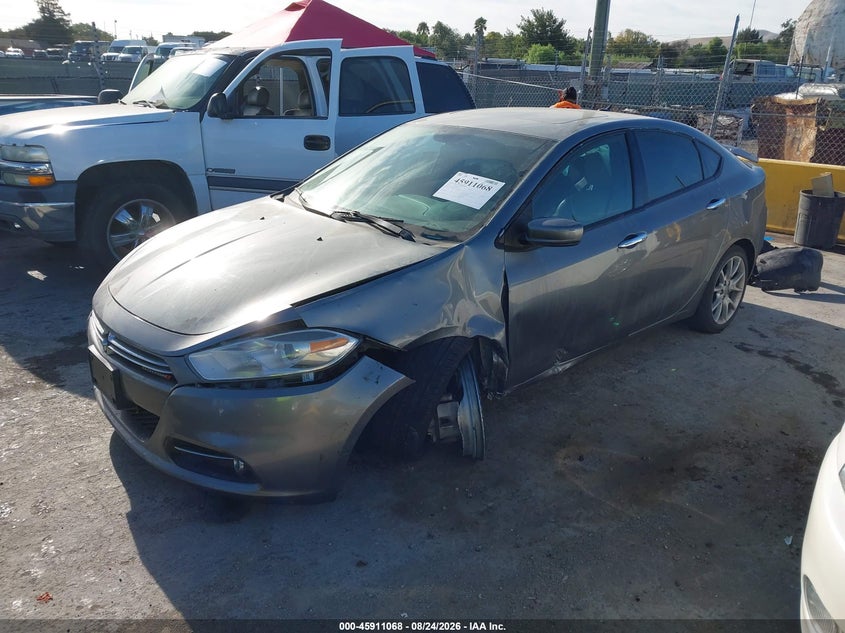 Vin: 1c3cdfch7dd198472, lot: 46410136, dodge dart limited 20132